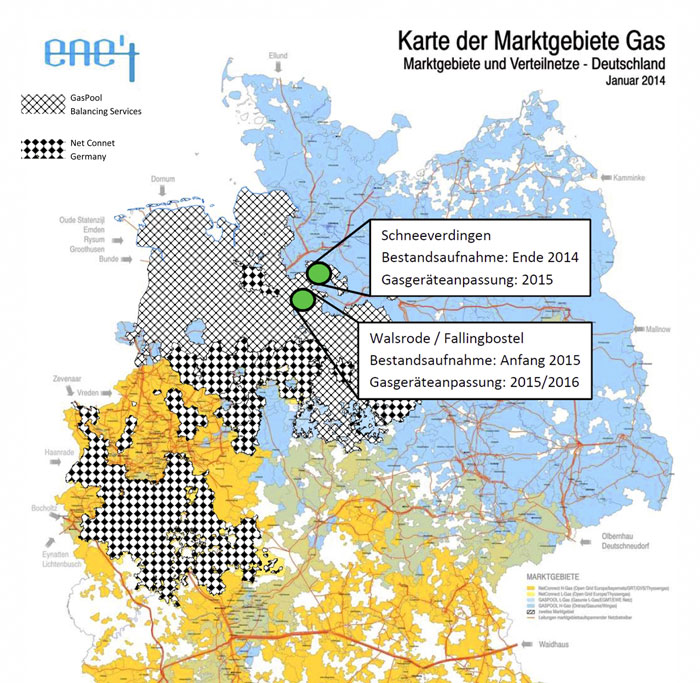 Aufgaben(potenzial) zur L-Gas-Umstellung: IKZ.DE